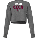 Calhoun County Career Academy <span class="pdp-name-mascot">Calhoun County Career Academy</span> BELLA+CANVAS Ladies' Cropped Fleece Crew Front Thumbnail