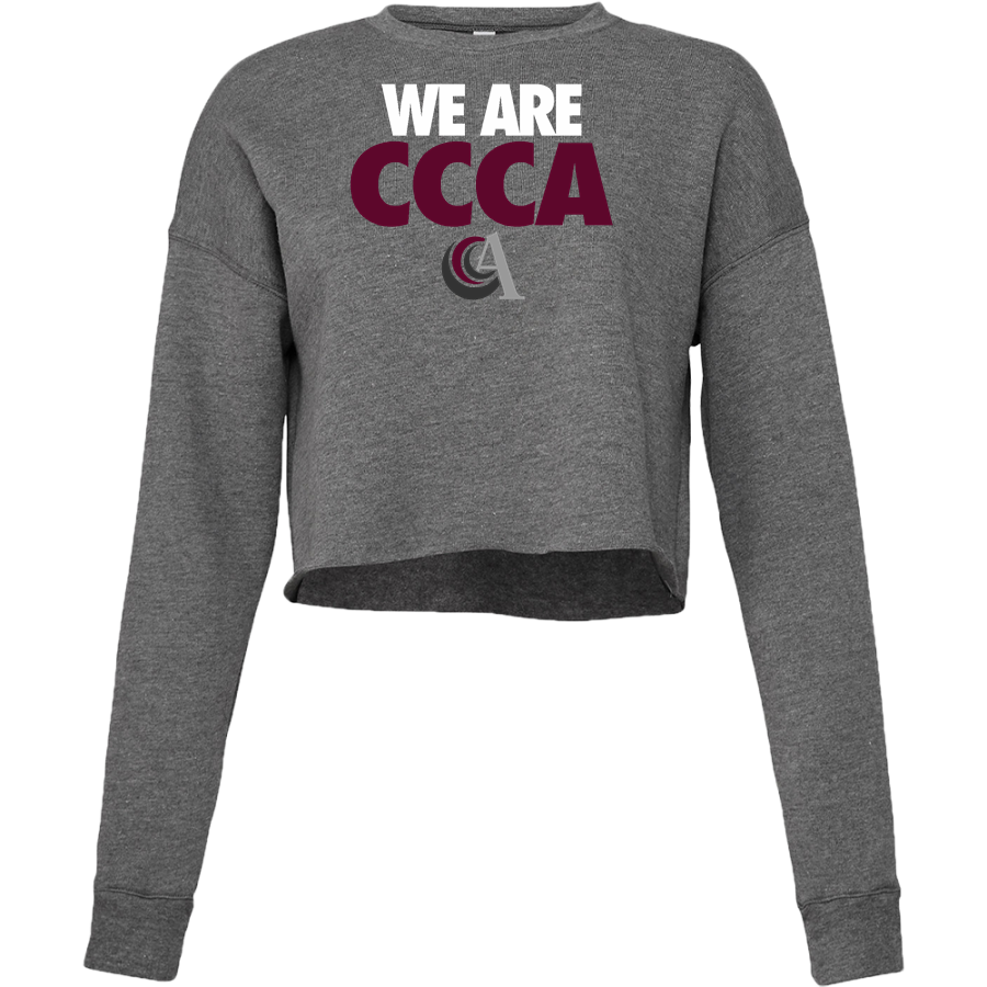 Calhoun County Career Academy <span class="pdp-name-mascot">Calhoun County Career Academy</span> BELLA+CANVAS Ladies' Cropped Fleece Crew