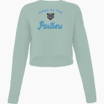 Pearson Panthers <span class="pdp-name-mascot">Pearson School Panthers</span> Bella + Canvas Ladies' Cropped Fleece Crew Front Thumbnail