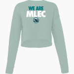 Miami Lakes Jaguars Bella + Canvas Ladies' Cropped Fleece Crew Front Thumbnail