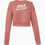 RYLE HIGH SCHOOL Raiders Online Store <span class="pdp-name-mascot">RYLE RAIDERS</span> Bella + Canvas Ladies' Cropped Fleece Crew Front Thumbnail