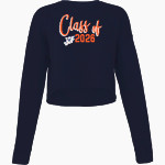 Shirley C Heim Timberwolves <span class="pdp-name-mascot">Shirley C Heim Timberwolves</span> Bella + Canvas Ladies' Cropped Fleece Crew Front Thumbnail