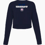 Toriography Dance TDC Bella + Canvas Ladies' Cropped Fleece Crew Front Thumbnail