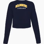 Goldsboro Cougars <span class="pdp-name-mascot">Goldsboro Cougars</span> Bella + Canvas Ladies' Cropped Fleece Crew Front Thumbnail