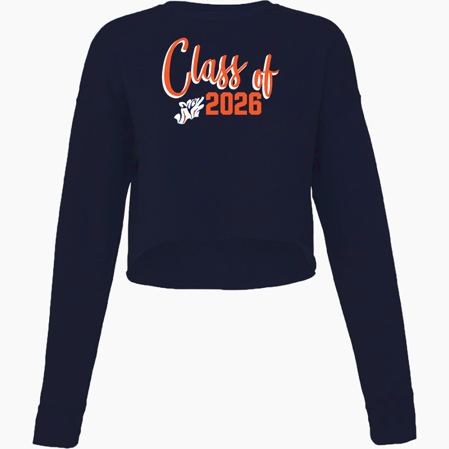 Shirley C Heim Timberwolves <span class="pdp-name-mascot">Shirley C Heim Timberwolves</span> Bella + Canvas Ladies' Cropped Fleece Crew