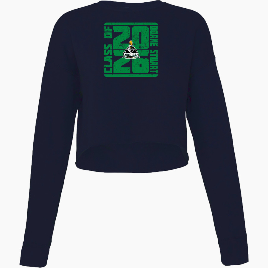Doane Stuart Thunderchickens Thunderchickens <span class="pdp-name-mascot">Doane Stuart Thunderchickens</span> Bella + Canvas Ladies' Cropped Fleece Crew