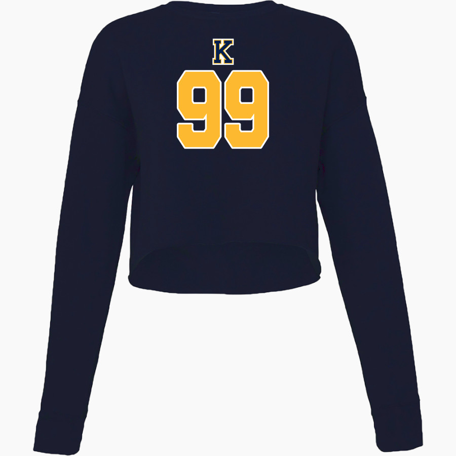 Keenan Raiders <span class="pdp-name-mascot">Keenan Raiders</span> Bella + Canvas Ladies' Cropped Fleece Crew