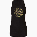 Clarion Golden Eagles <span class="pdp-name-mascot">Clarion - Penn West University Golden Eagles</span> Bella+Canvas Women's Flowy Racerback Tank Front Thumbnail