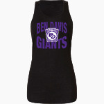 Ben Davis Giants Bella+Canvas Women's Flowy Racerback Tank Front Thumbnail