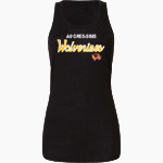 Au Gres-Sims HIGH SCHOOL WOLVERINES <span class="pdp-name-mascot">AU GRES - SIMS WOLVERINES</span> Bella+Canvas Women's Flowy Racerback Tank Front Thumbnail