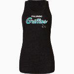 ACADEMY AT PALUMBO HIGH SCHOOL GRIFFINS Bella+Canvas Women's Flowy Racerback Tank Front Thumbnail