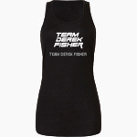 Be Better Foundation Team Derek Fisher Bella+Canvas Women's Flowy Racerback Tank Front Thumbnail