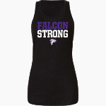 College Park Falcons <span class="pdp-name-mascot">College Park Falcons</span> Bella+Canvas Women's Flowy Racerback Tank Front Thumbnail