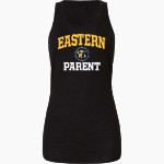 EASTERN HIGH SCHOOL QUAKERS <span class="pdp-name-mascot">EASTERN QUAKERS</span> Bella+Canvas Women's Flowy Racerback Tank Front Thumbnail