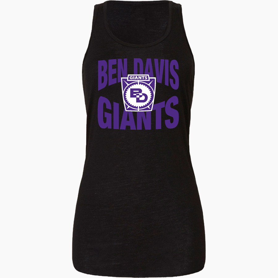 Ben Davis Giants Bella+Canvas Women's Flowy Racerback Tank