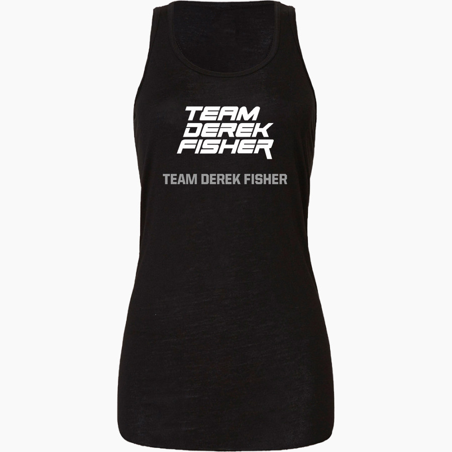 Be Better Foundation Team Derek Fisher Bella+Canvas Women's Flowy Racerback Tank