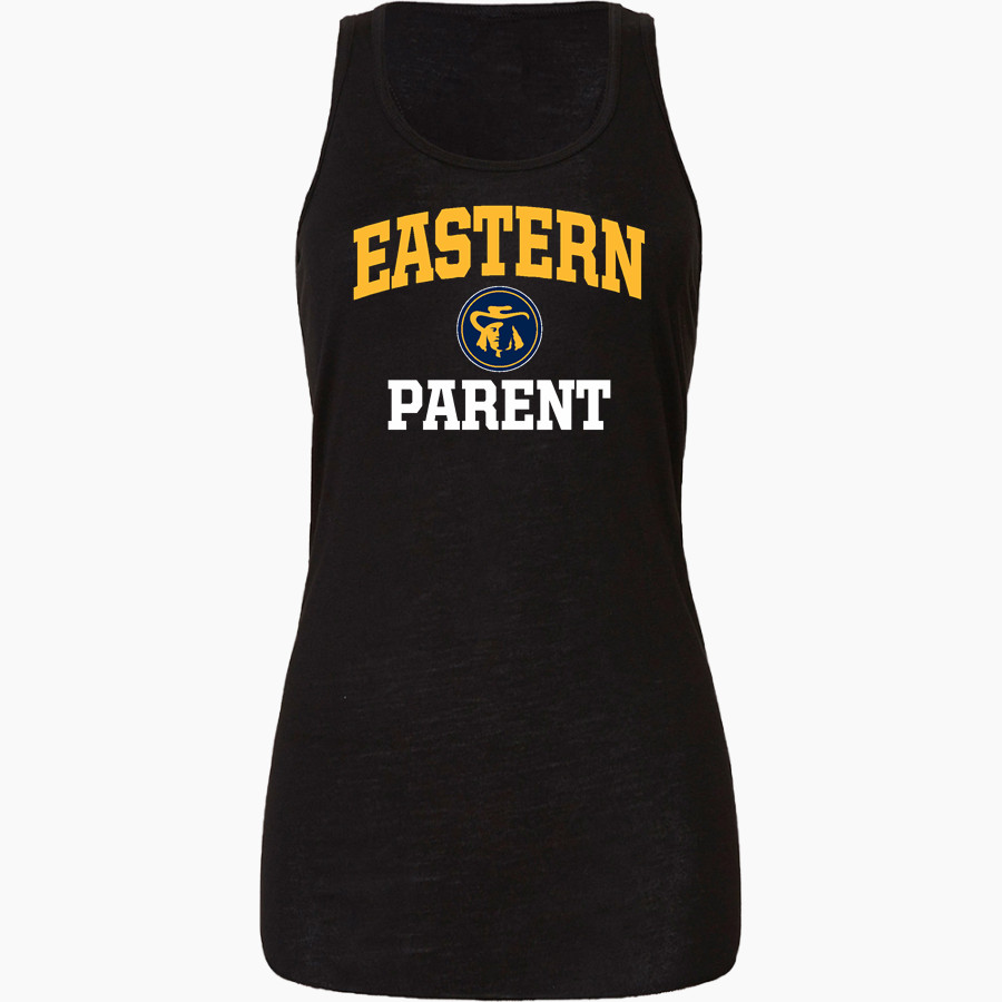 EASTERN HIGH SCHOOL QUAKERS <span class="pdp-name-mascot">EASTERN QUAKERS</span> Bella+Canvas Women's Flowy Racerback Tank