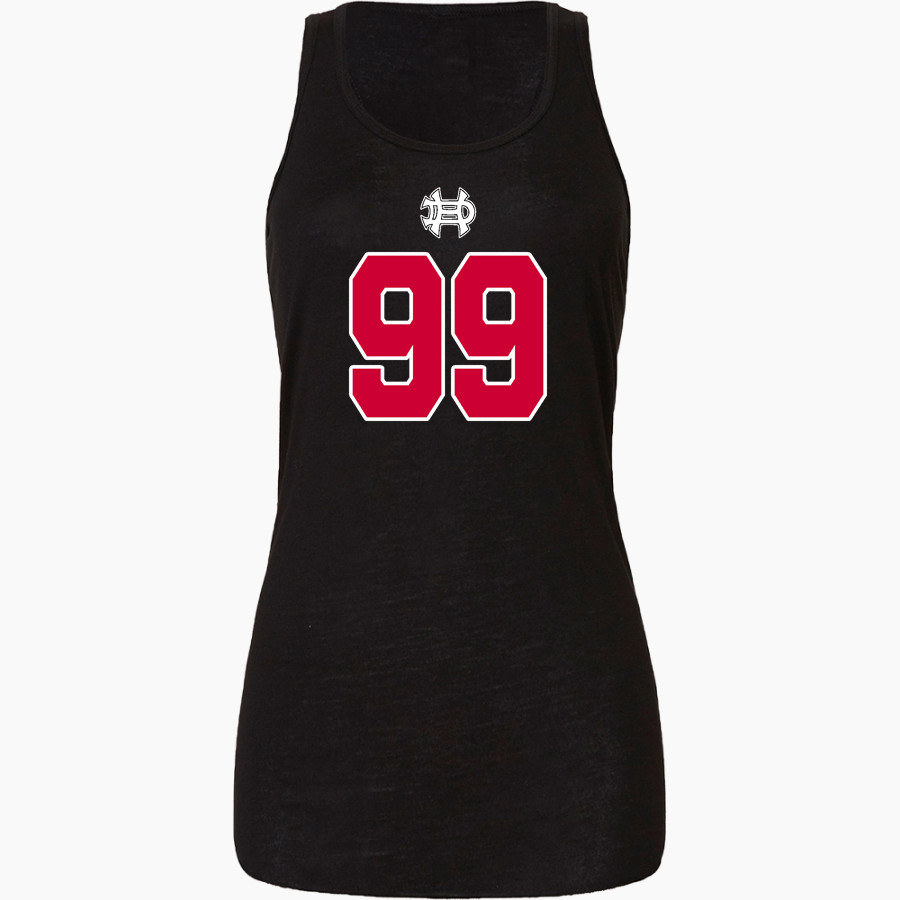 AURORA HIGH SCHOOL HOUN DAWGS <span class="pdp-name-mascot">AURORA HOUN DAWGS</span> Bella+Canvas Women's Flowy Racerback Tank