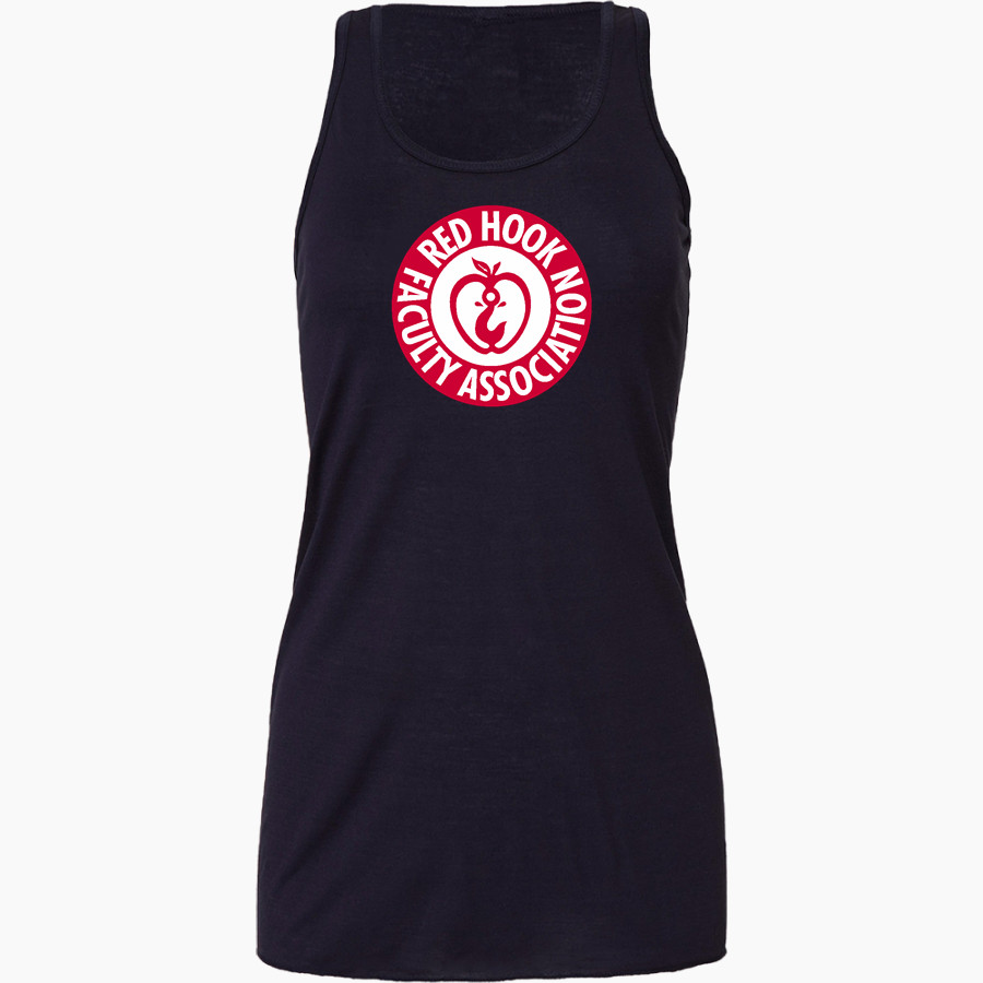 Red Hook Faculty Association RHFA Bella+Canvas Women's Flowy Racerback Tank