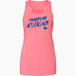 Timberline Wolves <span class="pdp-name-mascot">Timberline Wolves</span> Bella+Canvas Women's Flowy Racerback Tank Front Thumbnail