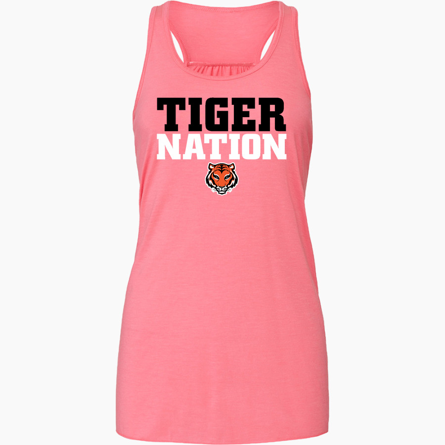 Kipp Poder Tigers Bella+Canvas Women's Flowy Racerback Tank