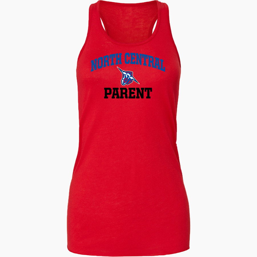 NORTH CENTRAL THUNDER Bella+Canvas Women's Flowy Racerback Tank