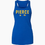 PIERCE HIGH SCHOOL BEARS Bella+Canvas Women's Flowy Racerback Tank Front Thumbnail