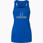 CENTENNIAL HIGH SCHOOL SPARTANS <span class="pdp-name-mascot">CENTENNIAL SPARTANS</span> Bella+Canvas Women's Flowy Racerback Tank Front Thumbnail