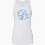 HAMPTON HIGH SCHOOL BULLDOGS <span class="pdp-name-mascot">HAMPTON BULLDOGS</span> Bella+Canvas Women's Flowy Racerback Tank Front Thumbnail