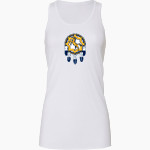 LITTLE WOUND HIGH SCHOOL MUSTANGS <span class="pdp-name-mascot">LITTLE WOUND MUSTANGS</span> Bella+Canvas Women's Flowy Racerback Tank Front Thumbnail