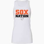 Beavercreek Sox Baseball Bella+Canvas Women's Flowy Racerback Tank Front Thumbnail