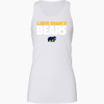 Cabin Branch Bears Bella+Canvas Women's Flowy Racerback Tank Front Thumbnail