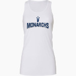 THOMAS MORE PREP-MARIAN HIGH SCHOOL MONARCHS <span class="pdp-name-mascot">THOMAS MORE PREP - MARIAN MONARCHS</span> Bella+Canvas Women's Flowy Racerback Tank Front Thumbnail