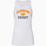 Flatirons Bison <span class="pdp-name-mascot">Flatirons Bison</span> Bella+Canvas Women's Flowy Racerback Tank Front Thumbnail