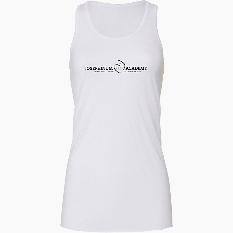 Josephinum Academy of the Sacred Heart <span class="pdp-name-mascot">Josephinum Academy Cougars</span> Bella+Canvas Women's Flowy Racerback Tank