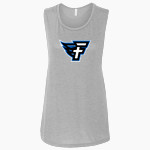 Faulkner University Eagles <span class="pdp-name-mascot">Faulkner University Eagles</span> Bella + Canvas Women's Flowy Muscle Tank Front Thumbnail