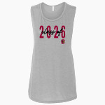 OROSI HIGH SCHOOL CARDINALS <span class="pdp-name-mascot">OROSI CARDINALS</span> Bella + Canvas Women's Flowy Muscle Tank Front Thumbnail