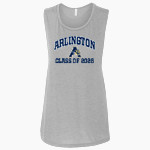 ARLINGTON HIGH SCHOOL TIGERS <span class="pdp-name-mascot">ARLINGTON TIGERS</span> Bella + Canvas Women's Flowy Muscle Tank Front Thumbnail