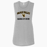 WAPSIE VALLEY HIGH SCHOOL WARRIORS <span class="pdp-name-mascot">WAPSIE VALLEY WARRIORS</span> Bella + Canvas Women's Flowy Muscle Tank Front Thumbnail
