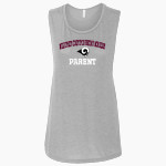 WILKINSON COUNTY CHRISTIAN ACADEMY RAMS <span class="pdp-name-mascot">WILKINSON CO RAMS</span> Bella + Canvas Women's Flowy Muscle Tank Front Thumbnail
