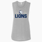 Columbus Torah Academy Lions Bella + Canvas Women's Flowy Muscle Tank Front Thumbnail