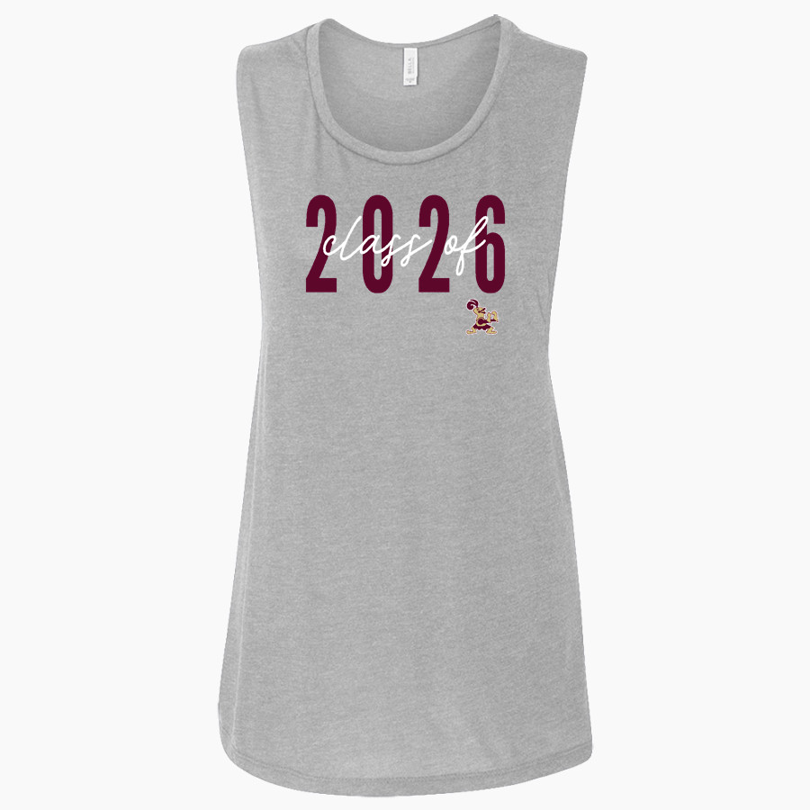 EDGEWOOD CRUSADERS The Official Online Store Bella + Canvas Women's Flowy Muscle Tank