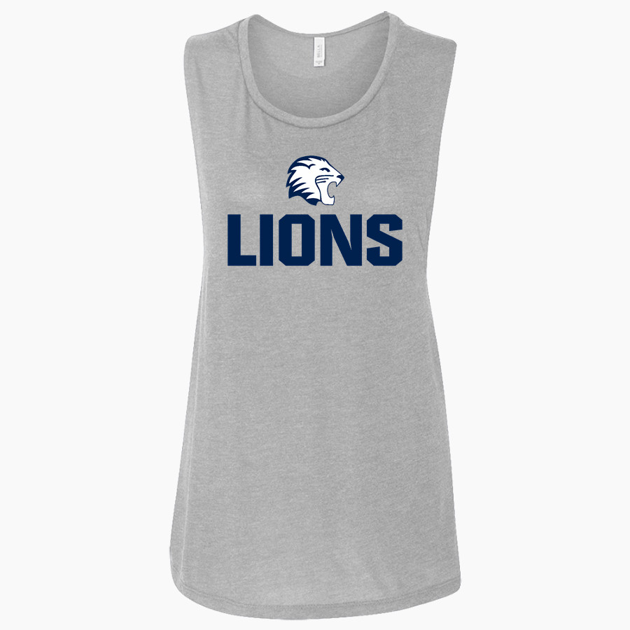 Columbus Torah Academy Lions Bella + Canvas Women's Flowy Muscle Tank
