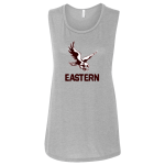 EASTERN HIGH SCHOOL EAGLES <span class="pdp-name-mascot">EASTERN EAGLES</span> Bella + Canvas Women's Flowy Muscle Tank Front Thumbnail