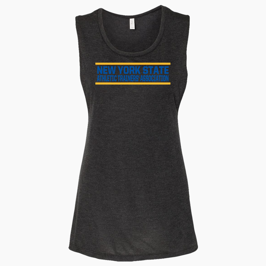 New York State Athletic Trainers' Association <span class="pdp-name-mascot">New York State Athletic Trainers' Association</span> Bella + Canvas Women's Flowy Muscle Tank