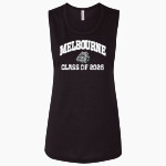MELBOURNE HIGH SCHOOL BULLDOGS <span class="pdp-name-mascot">MELBOURNE BULLDOGS</span> Bella + Canvas Women's Flowy Muscle Tank Front Thumbnail