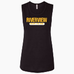 RIVERVIEW COMMUNITY HIGH SCHOOL PIRATES Bella + Canvas Women's Flowy Muscle Tank Front Thumbnail