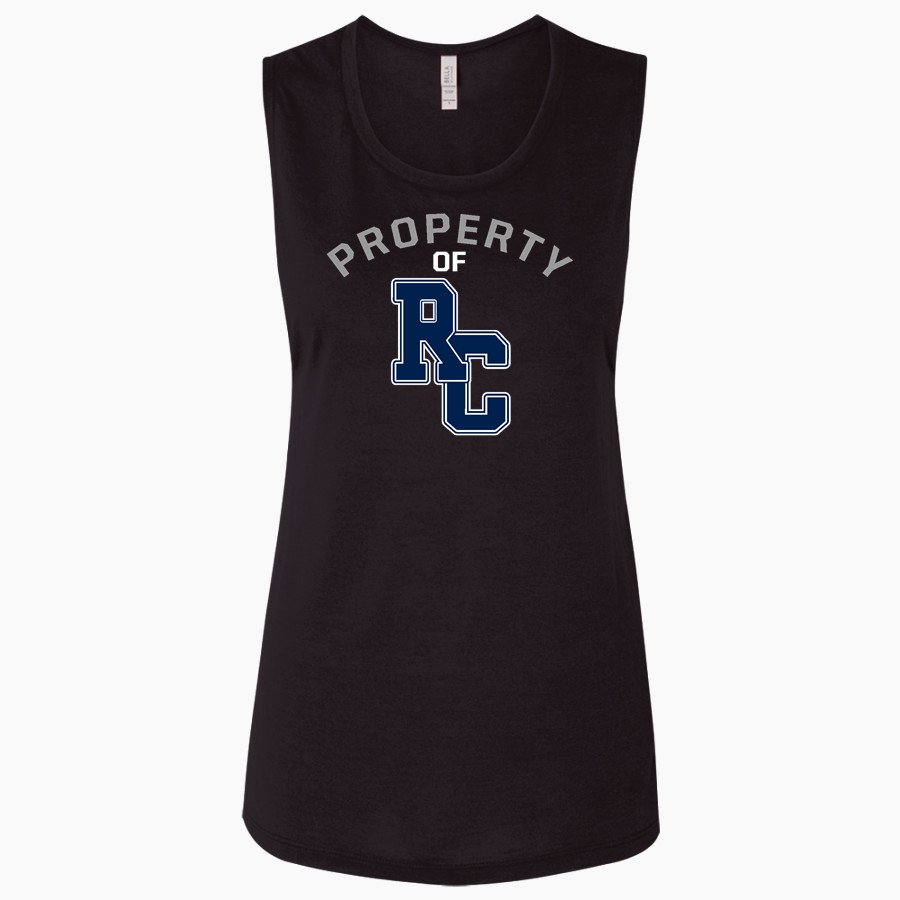 RITCHIE COUNTY HIGH SCHOOL REBELS <span class="pdp-name-mascot">RITCHIE COUNTY REBELS</span> Bella + Canvas Women's Flowy Muscle Tank