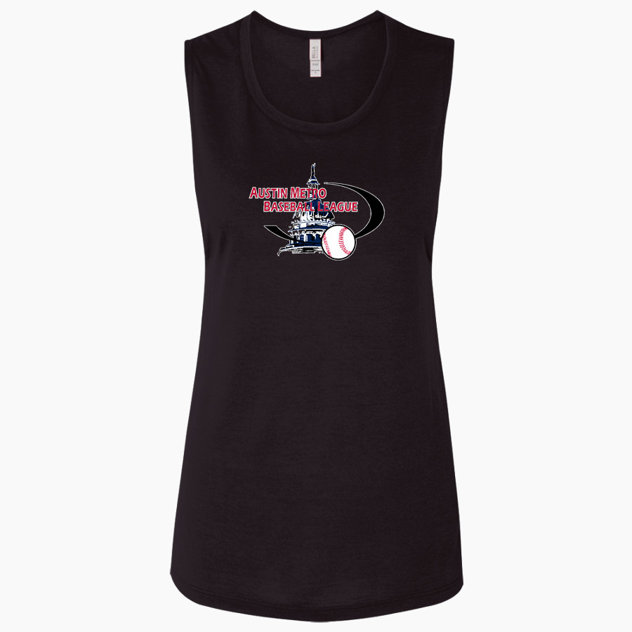 AUSTIN METRO BASEBALL LEAGUE Bella + Canvas Women's Flowy Muscle Tank