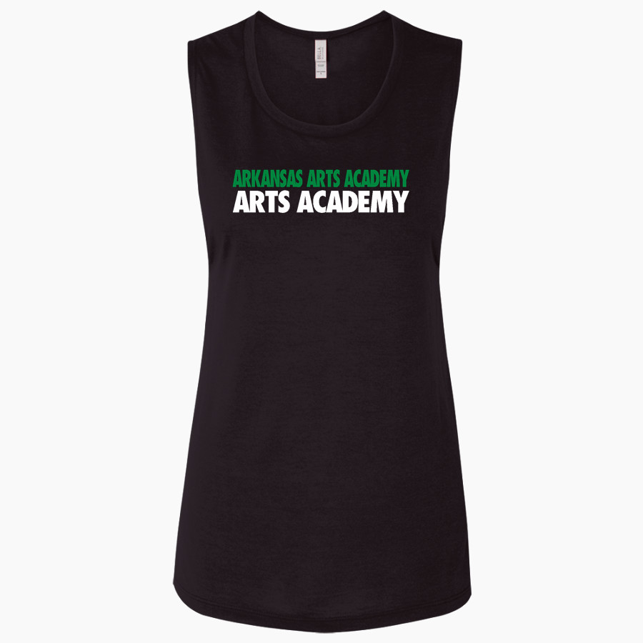 Arkansas Arts Academy Arts Academy <span class="pdp-name-mascot">Arkansas Arts Academy Arts Academy</span> Bella + Canvas Women's Flowy Muscle Tank